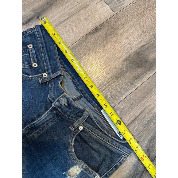 Rag & Bone Mens Distressed Slim Fit Jeans Size 32 Blue Denim Casual Wear - Picture 5 of 9